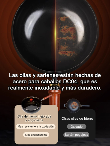 Olla de hierro puro sin recubrimiento - Patrimonio Cultural Inmaterial de Japón