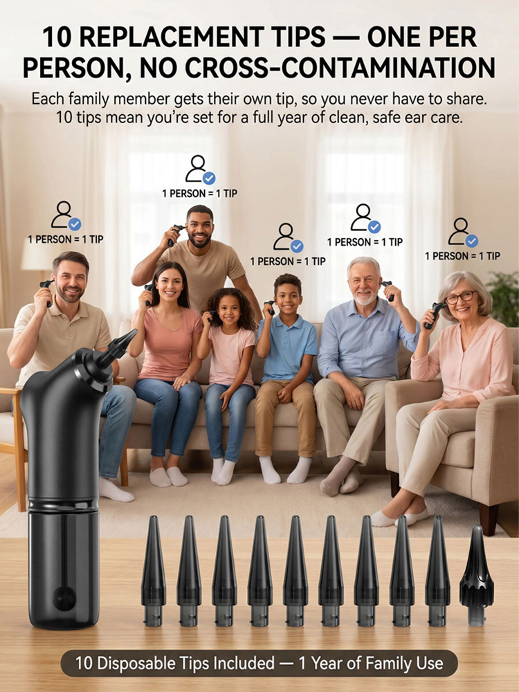 Portable Electric Ear Cleaner Set