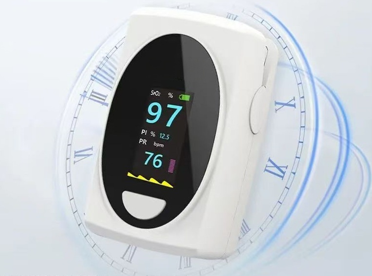 【Finger-Clip Pulse Oximeter】✌️No finger pricking required👍99% Accuracy⌚️Measure your blood sugar, blood pressure, cholesterol, blood oxygen, and heart rate precisely in just 5 seconds.