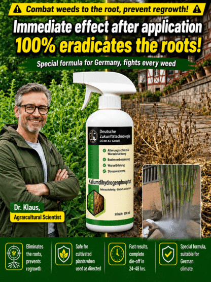 Eliminate weeds and bamboo with a single spray