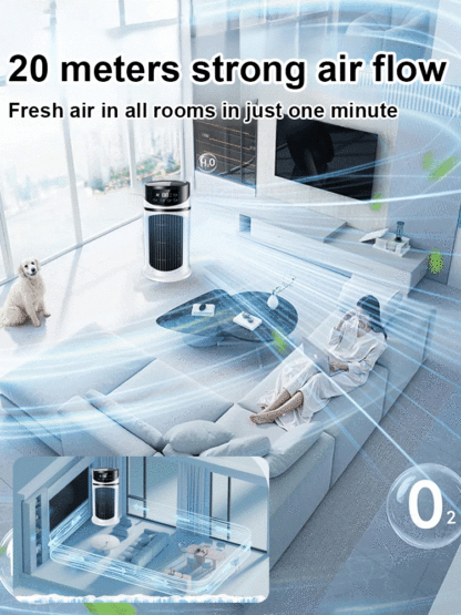 【Cools the entire room in 90 seconds】❄️ Portable air cooler—ready to use anywhere