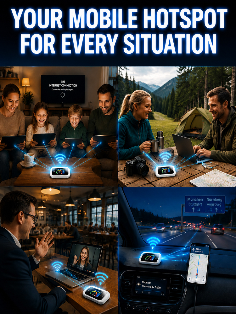 🌐Space-Link AI Satellite Terminal: Lifetime Free Unlimited High-Speed Wi-Fi