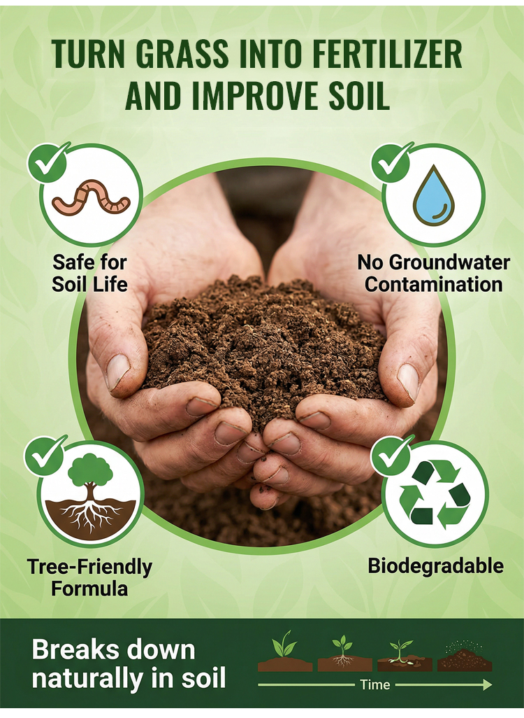 【Powerful Root-Killing Herbicide】✨ Weeds vanished within just one day ✅ Replanting possible after only 3 days 👍 No need to weed all year round
