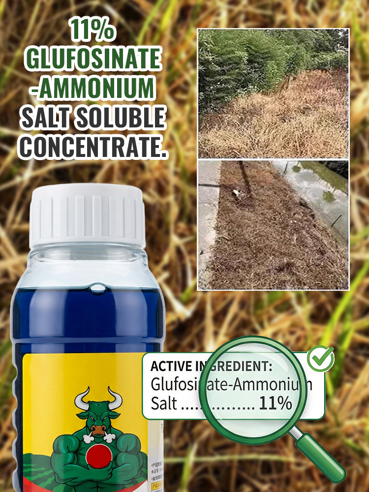 【Powerful Root-Killing Herbicide】✨ Weeds vanished within just one day ✅ Replanting possible after only 3 days 👍 No need to weed all year round