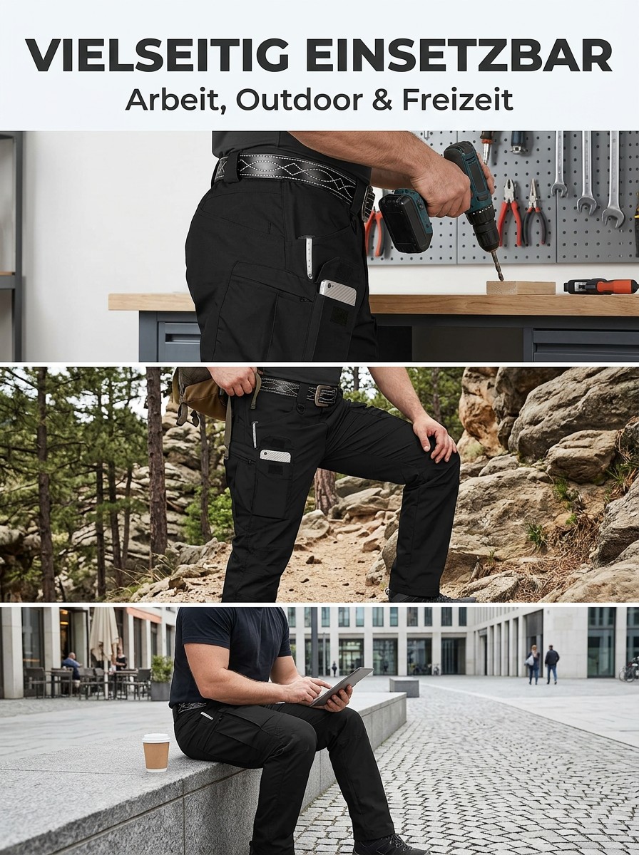 2026 neue taktische Funktionshose – 4-Wege-Stretch & wasserdicht
