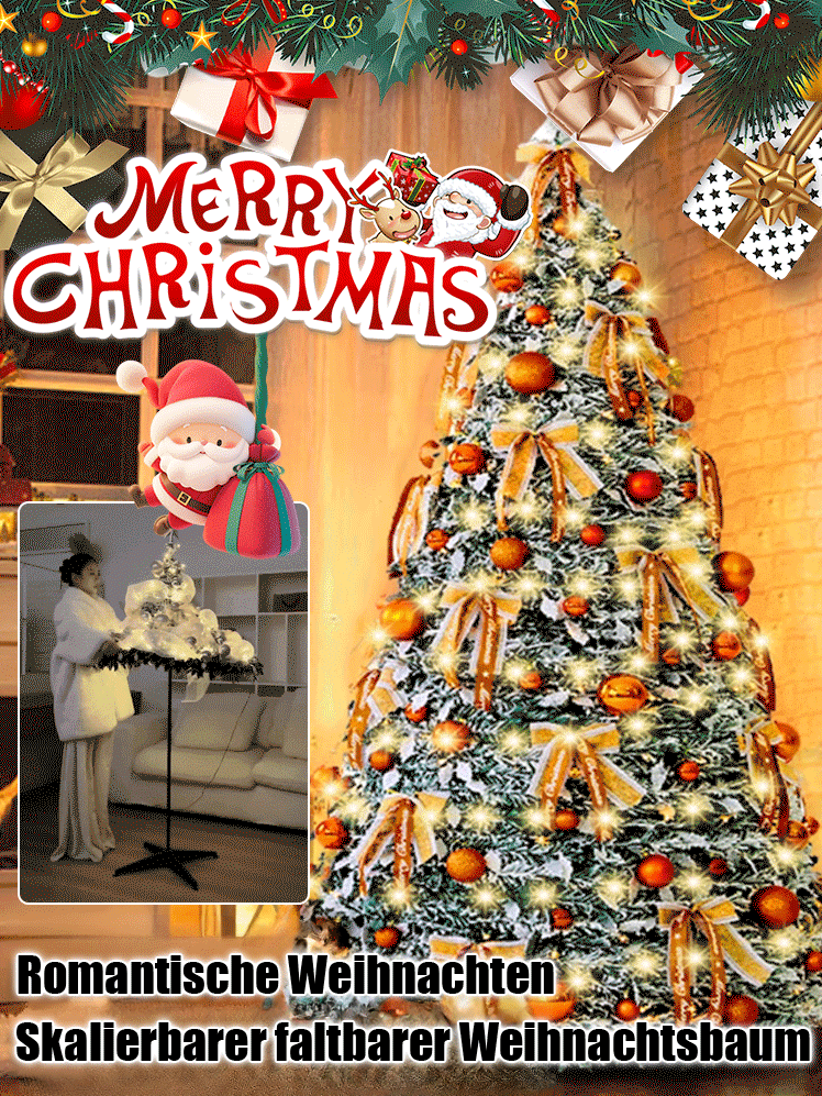 Faltbarer Weihnachtsbaum - Die beste Wahl für Weihnachtsatmosphäre