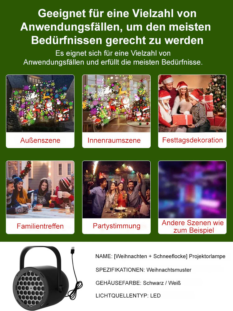 Alle Weihnachtsmotivs freischalten – Märchennacht im Projektor