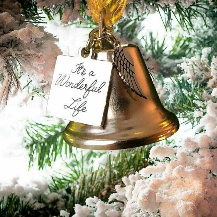 🎄EARLY CHRISTMAS SALE - Christmas Ornaments Angel Wings Bell🎅