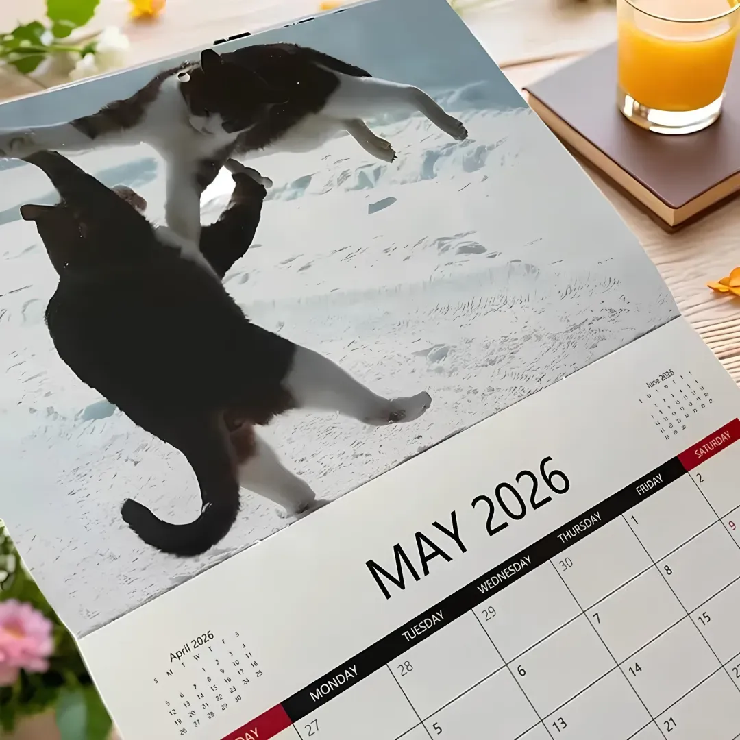 2026 Kung Fu Cat Calendar