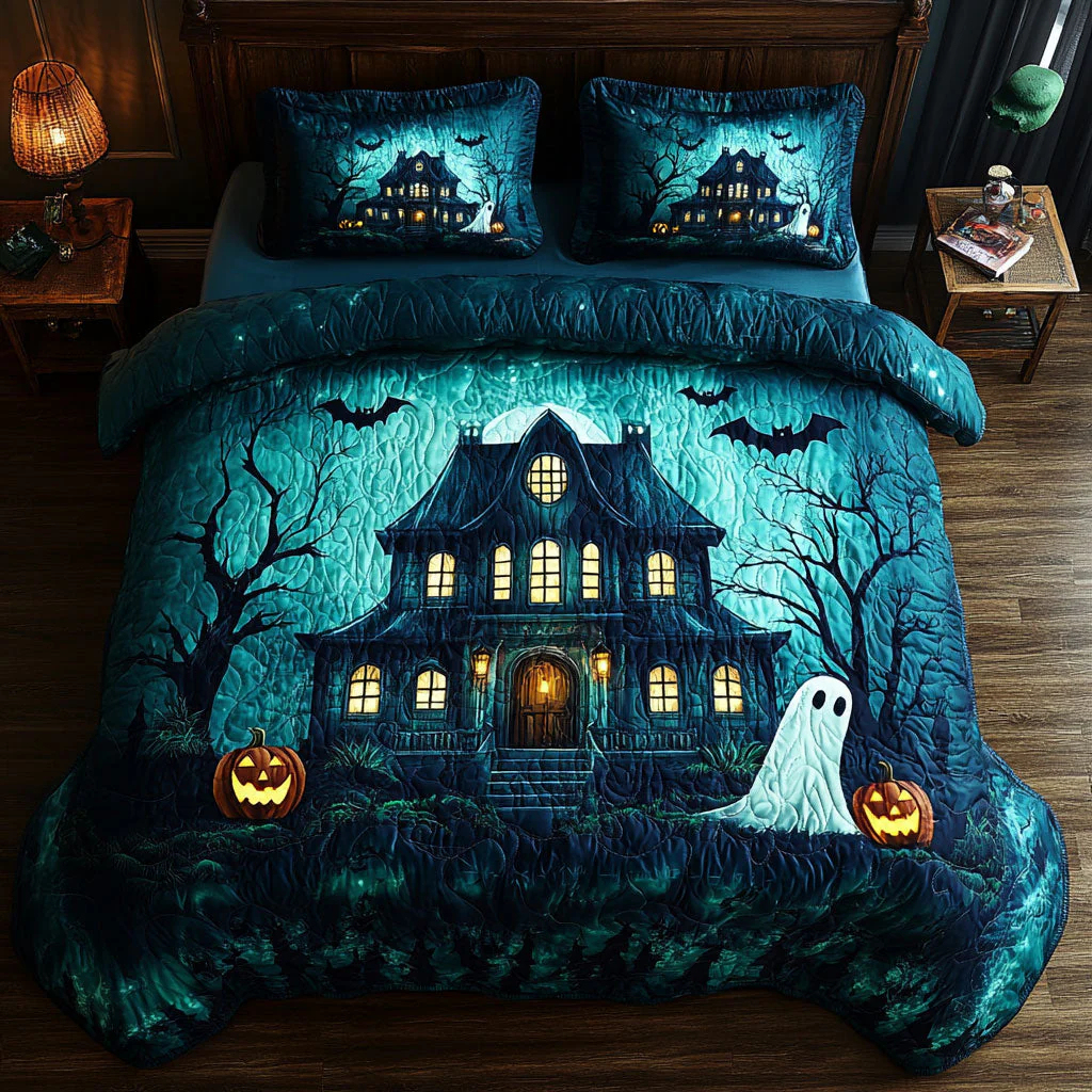 Pumpkin Topple Duvet Cover Set
