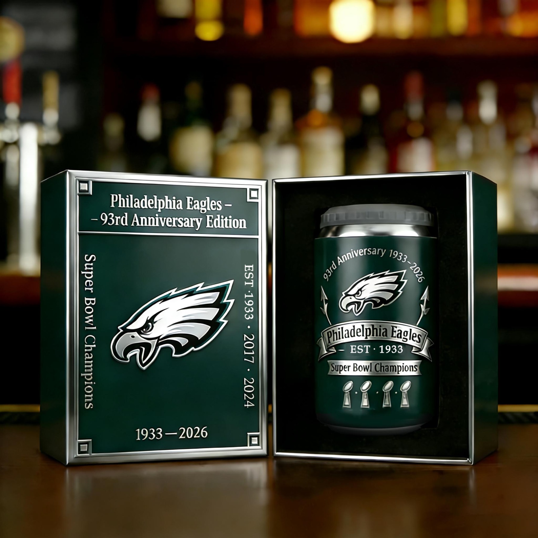 Eagles 93rd Anniversary Edition Beer Can Cooler