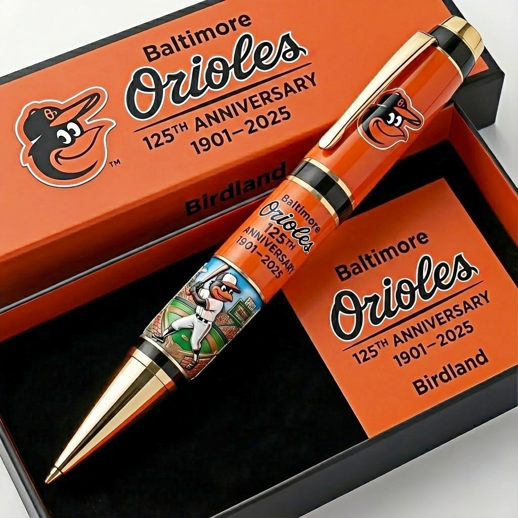 Baltimore Orioles 125th Anniversary Commemorative Pen