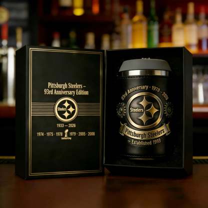 Steelers 93rd Anniversary Limited Edition Beer Can Cooler