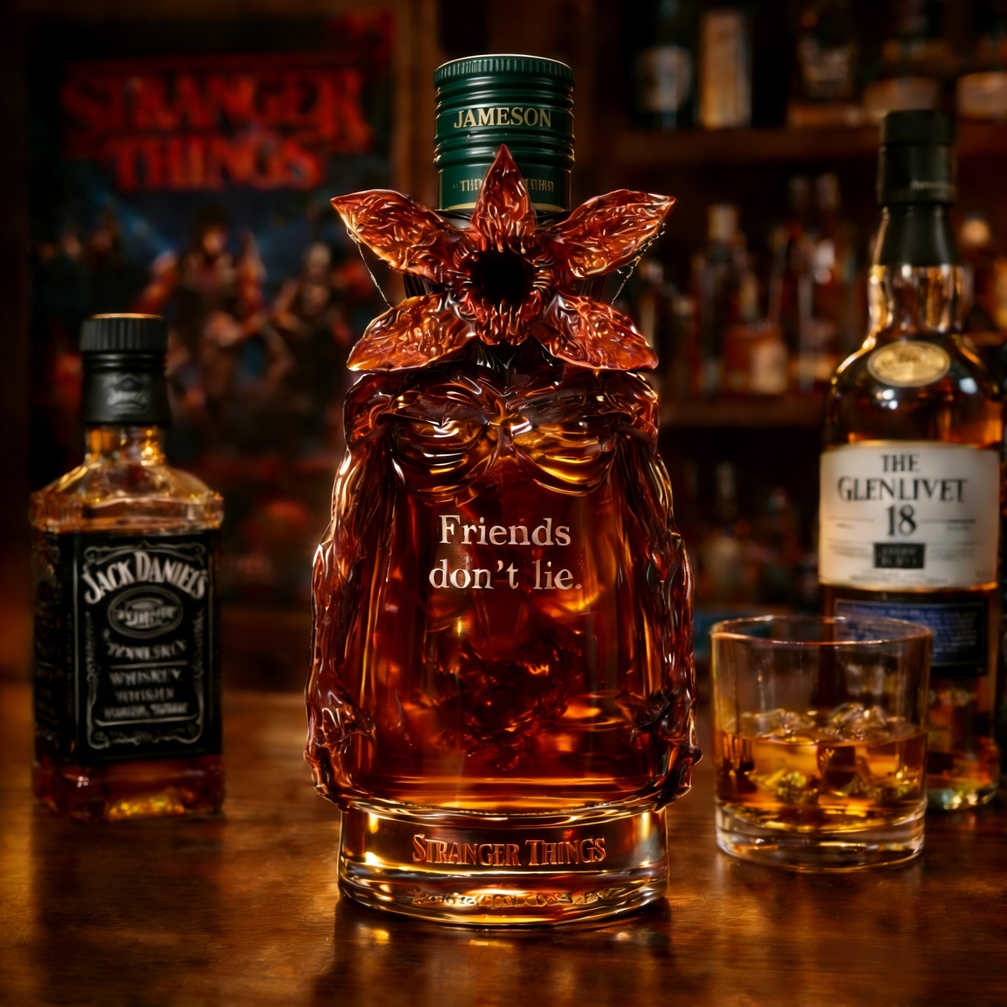 Stranger Things – The Other Side Ritual Whisky Bottle