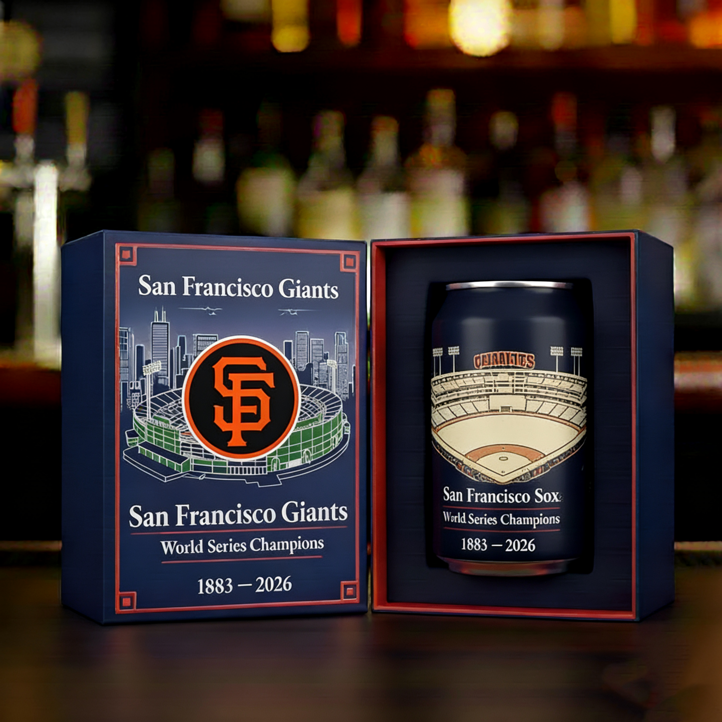 San Francisco Giants Multi-Function Beer & Beverage Cooling Can Sleeve