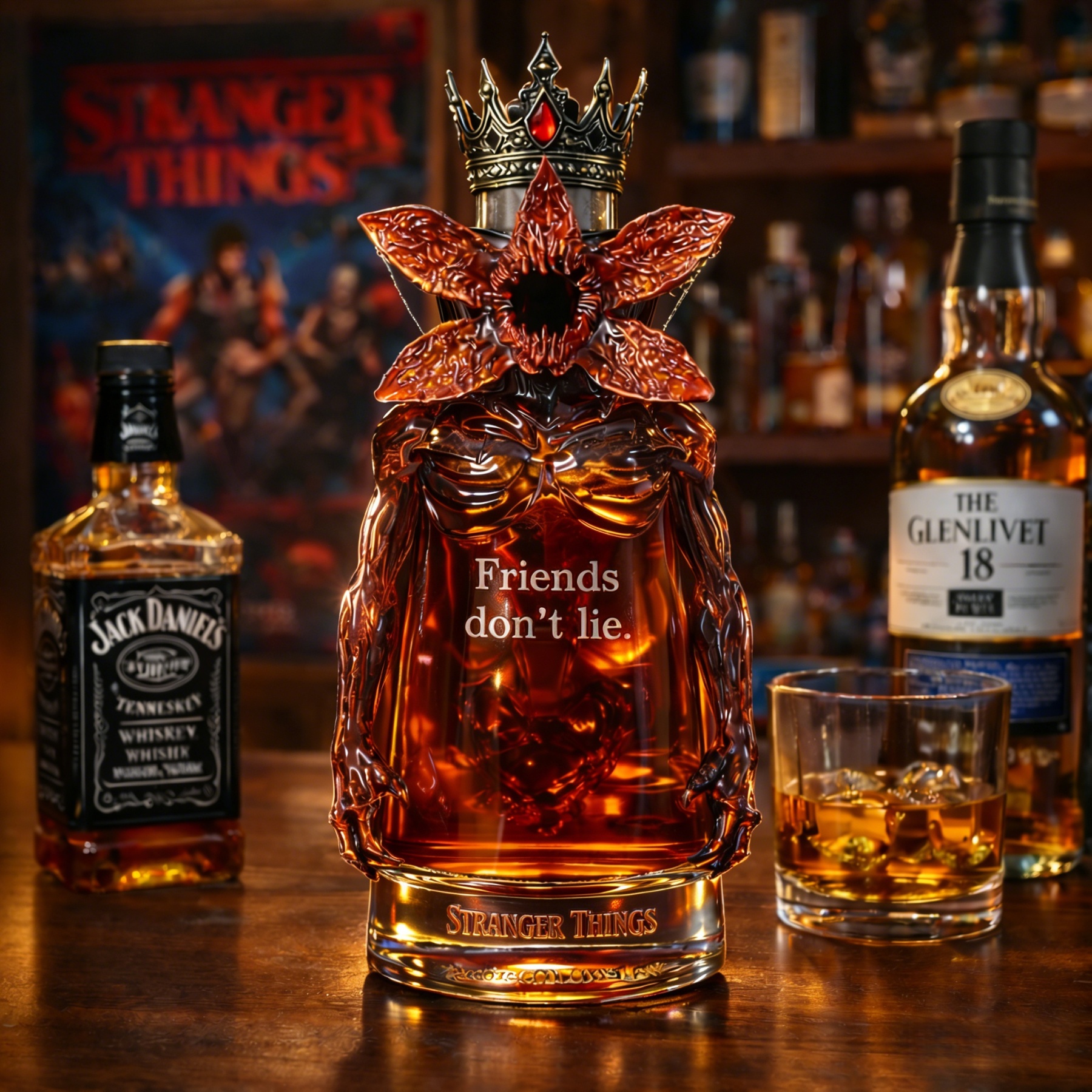 Stranger Things – The Other Side Ritual Whisky Bottle