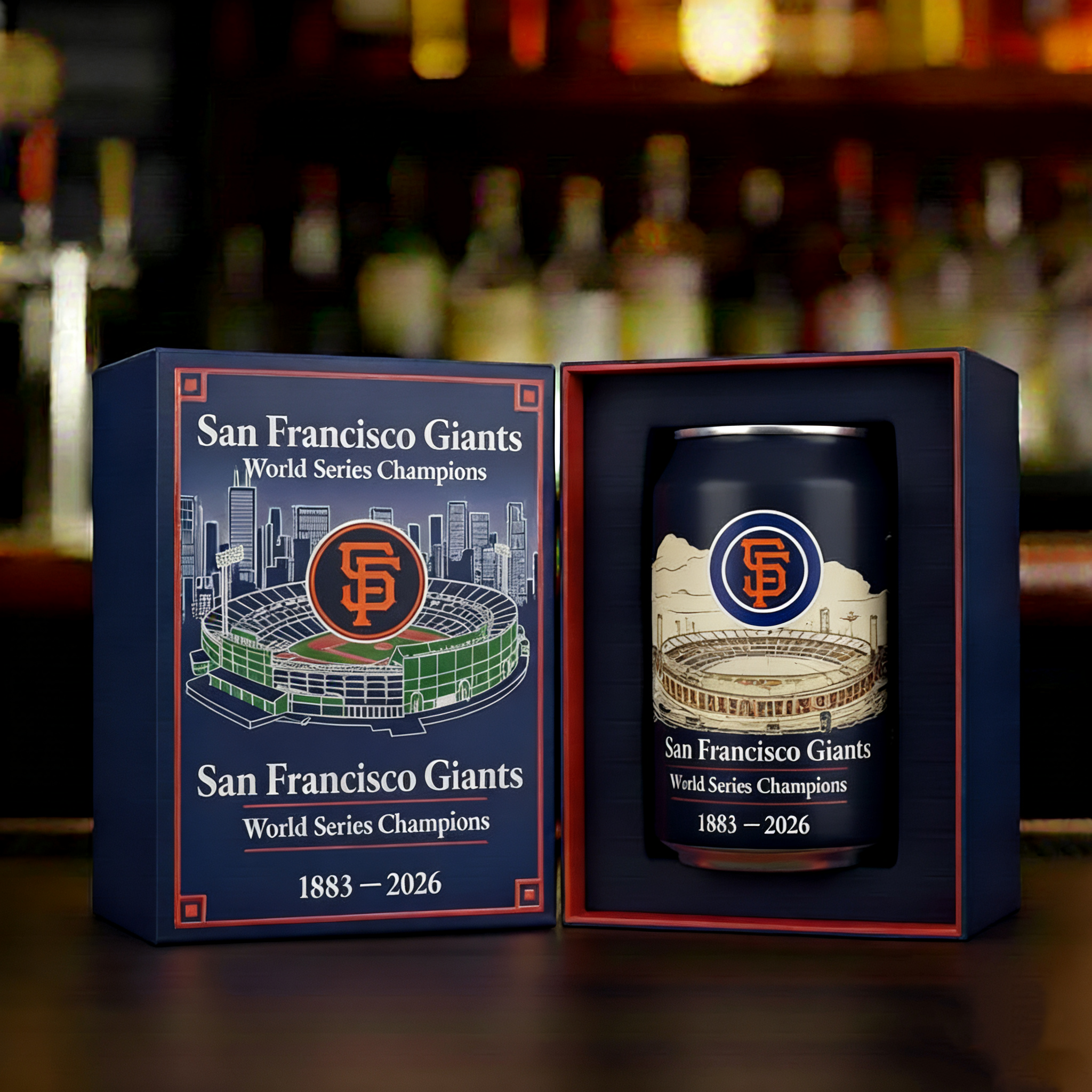 San Francisco Giants Multi-Function Beer & Beverage Cooling Can Sleeve