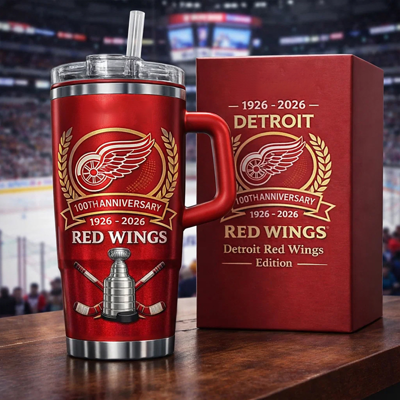 Red Wings 100th Anniversary Tumbler