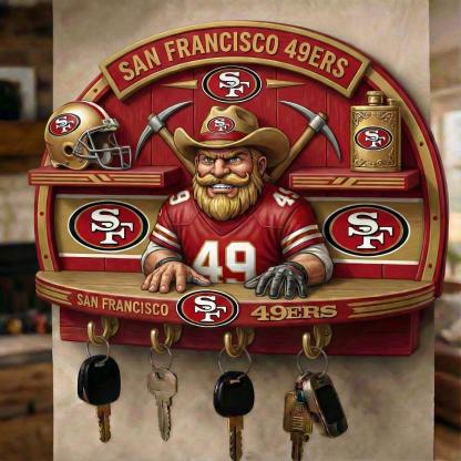 San Francisco 49ers Wall Key Holder