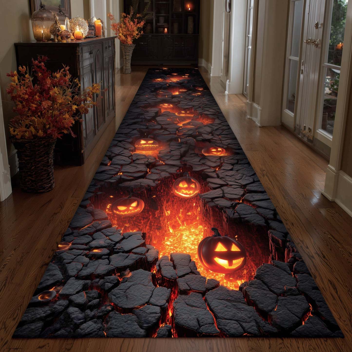 Pumpkin Nightmare Runner Rug