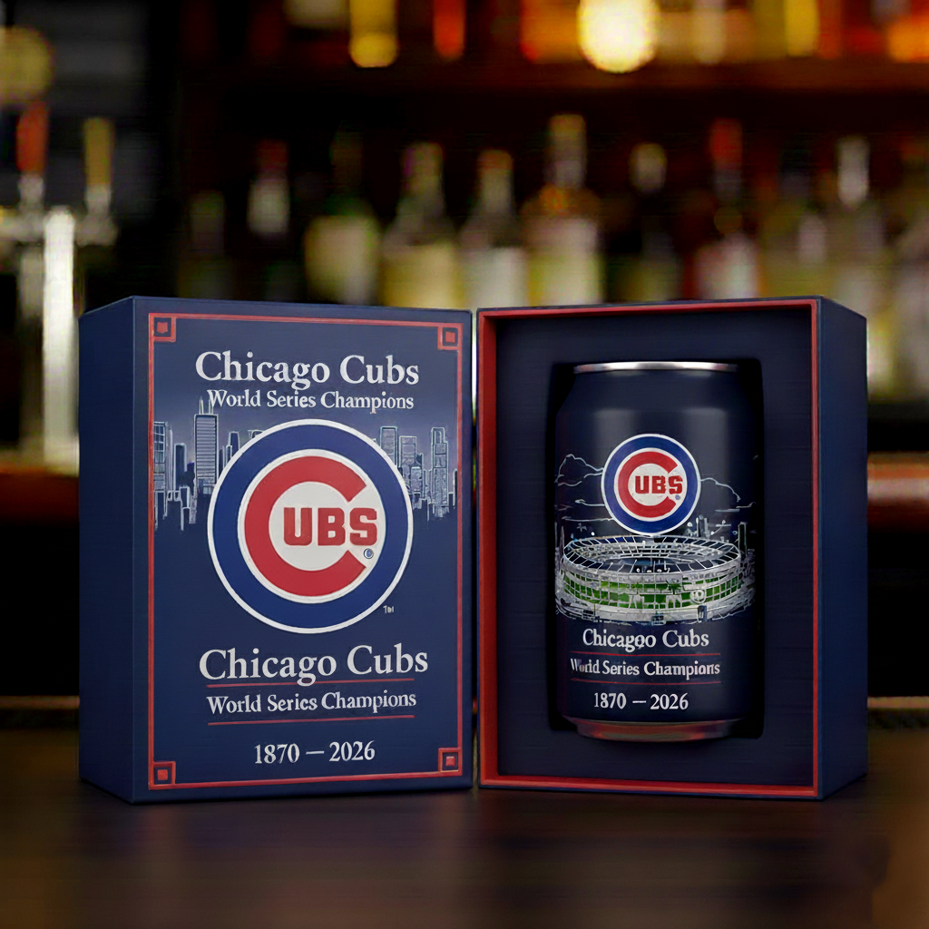 Chicago Cubs Multi-Function Beer & Beverage Cooling Can Sleeve