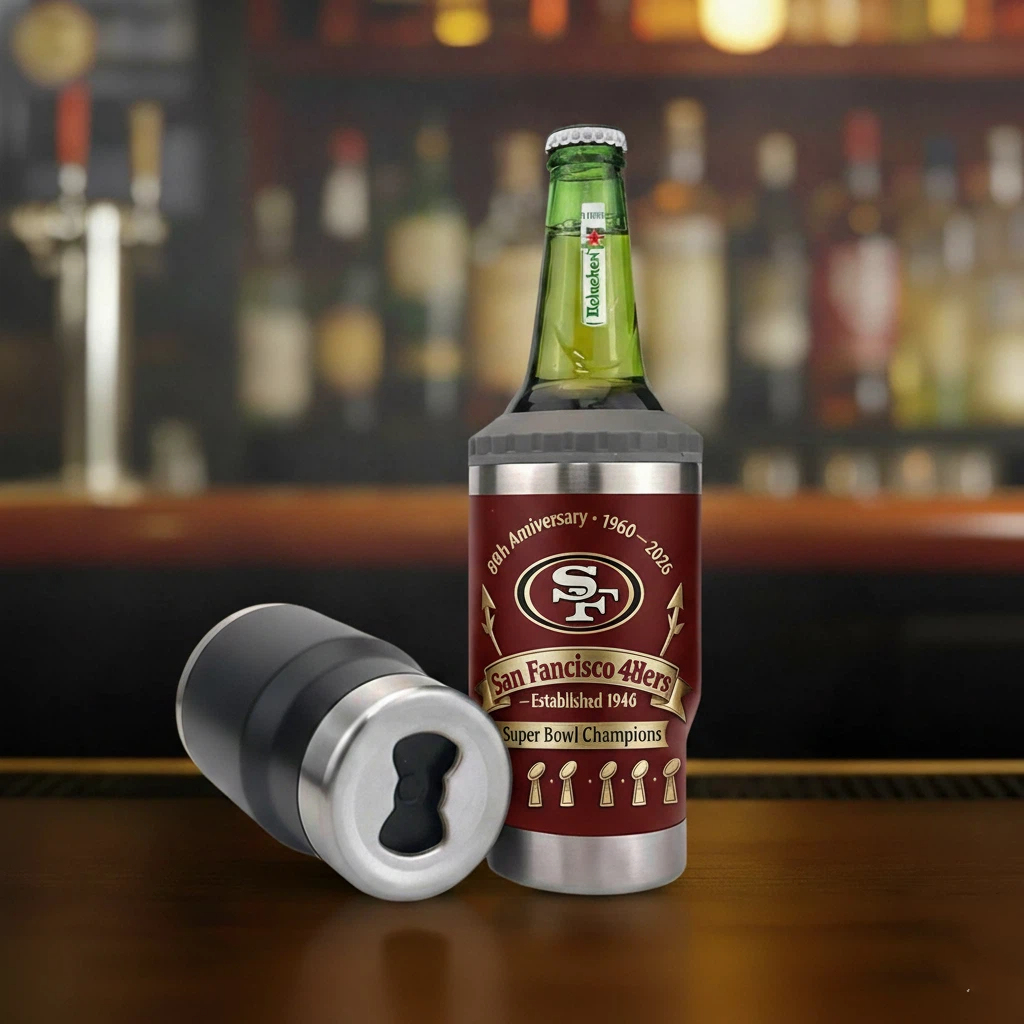 San Francisco 49ers 2026 Anniversary Edition Can Cooler