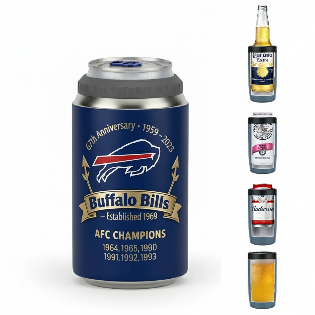 Buffalo Bills 2026 Anniversary Edition Can Cooler