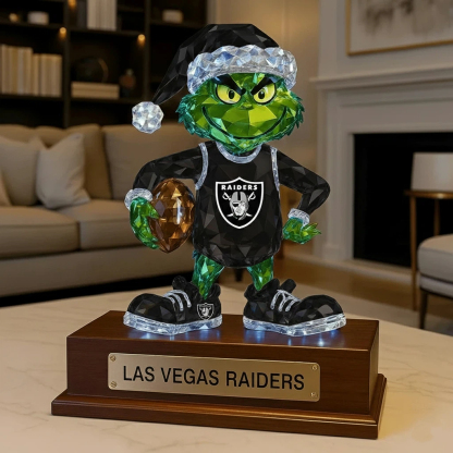 Football Team  Crystal Figurine Desktop Ornament