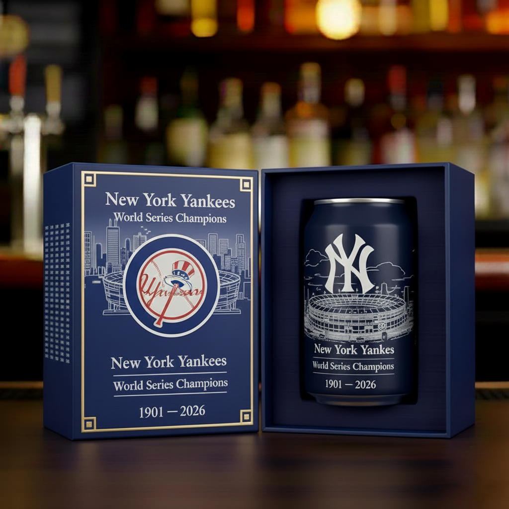 Multi-Function Beer & Beverage Cooling Can Sleeve �C New York Yankees Edition