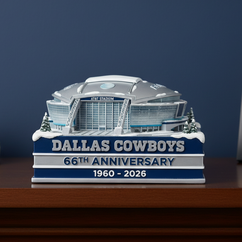 Dallas Cowboys 66th Anniversary AT&T Stadium Collectible Model