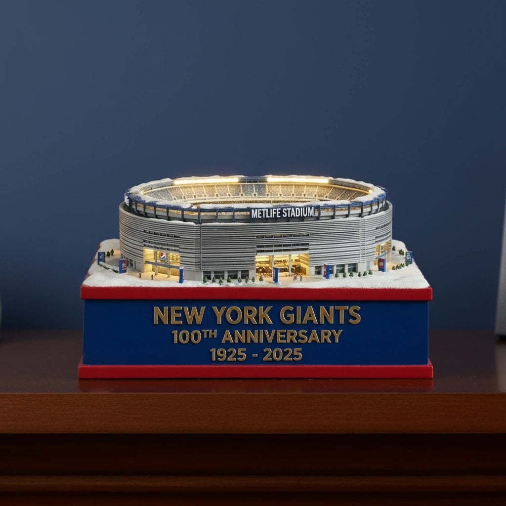 New York Giants 100th Anniversary MetLife Stadium Light-Up Collectible Model