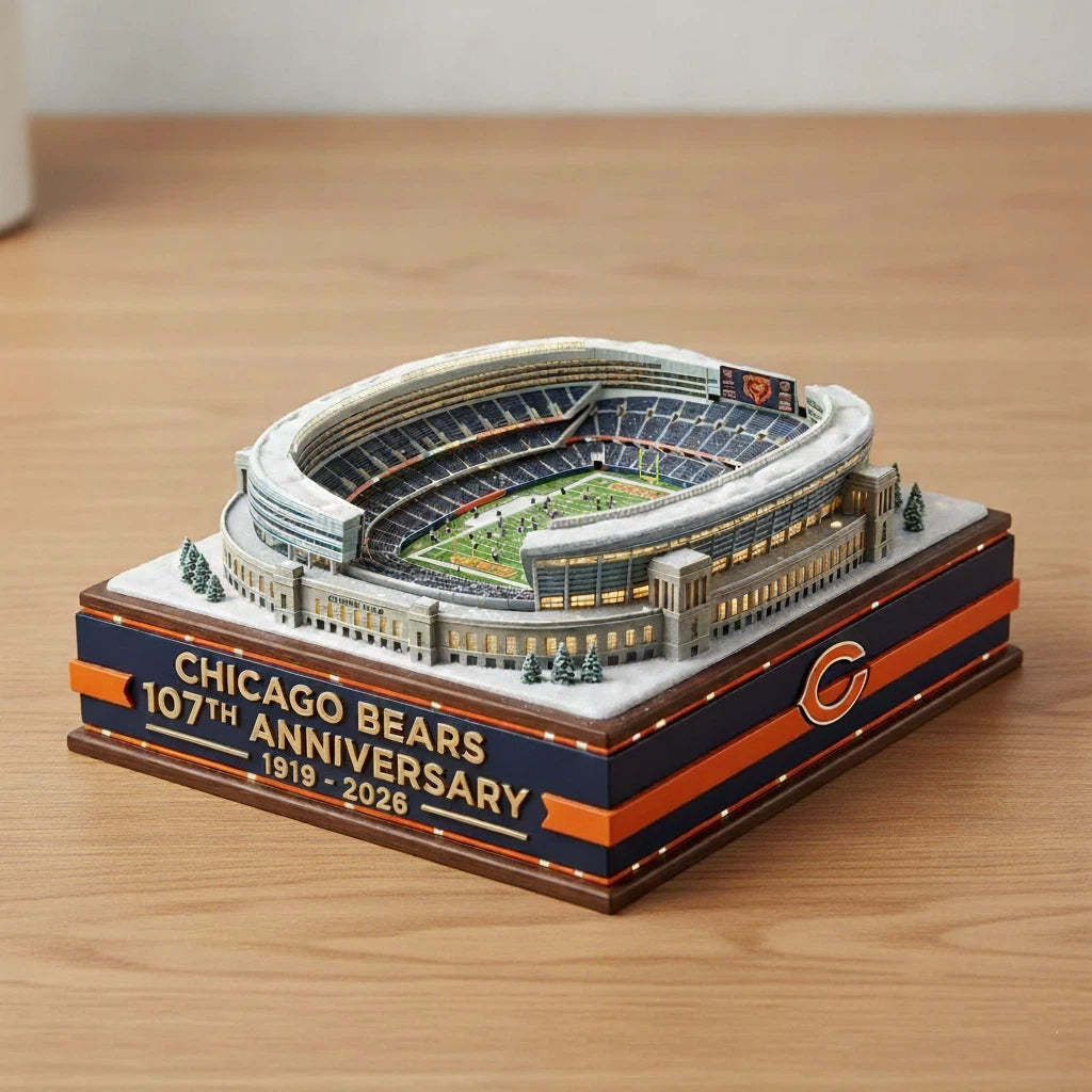 Chicago Bears 107th Anniversary Soldier Field Collectible Model