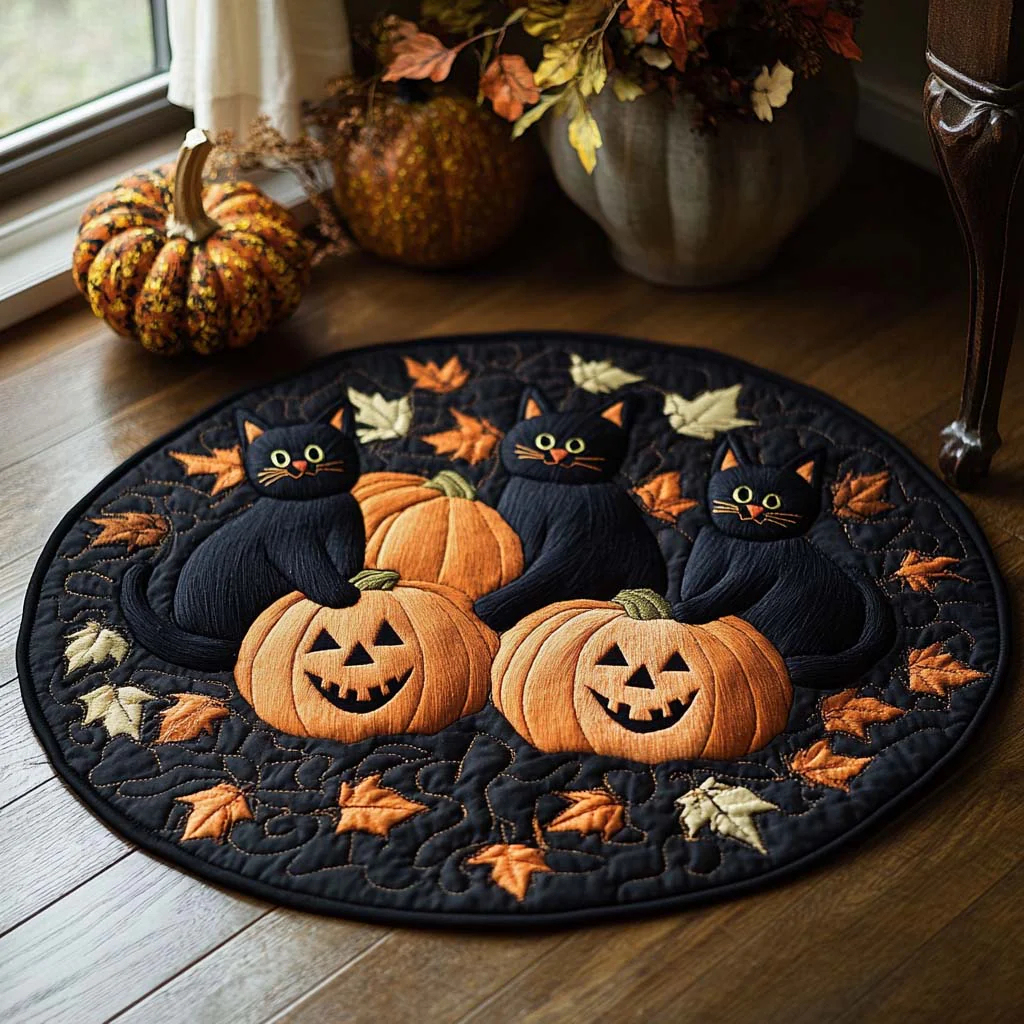 Quilted Round Mat