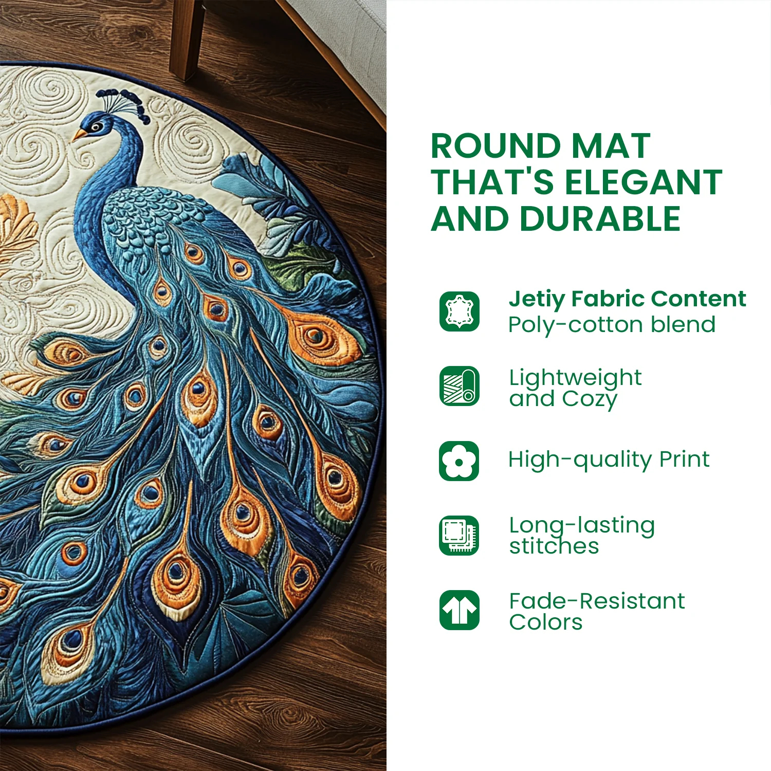 Quilted Round Mat