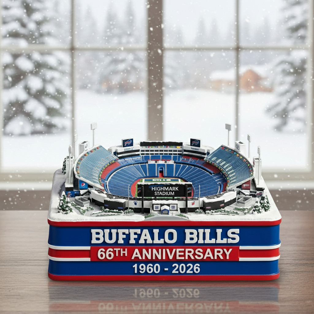 Buffalo Bills 66th Anniversary Highmark Stadium Light-Up Collectible Model