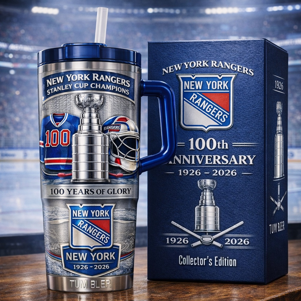 ??  New York Rangers  100TH Anniversary Limited Edition Tumbler