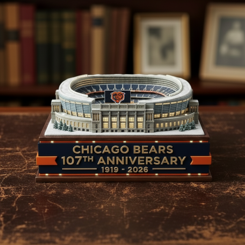 Chicago Bears 107th Anniversary Soldier Field Collectible Model