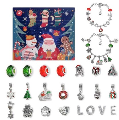 💥Buy 2 Free Shipping💥DIY Christmas Advent Calendar Bracelets Set 🎁