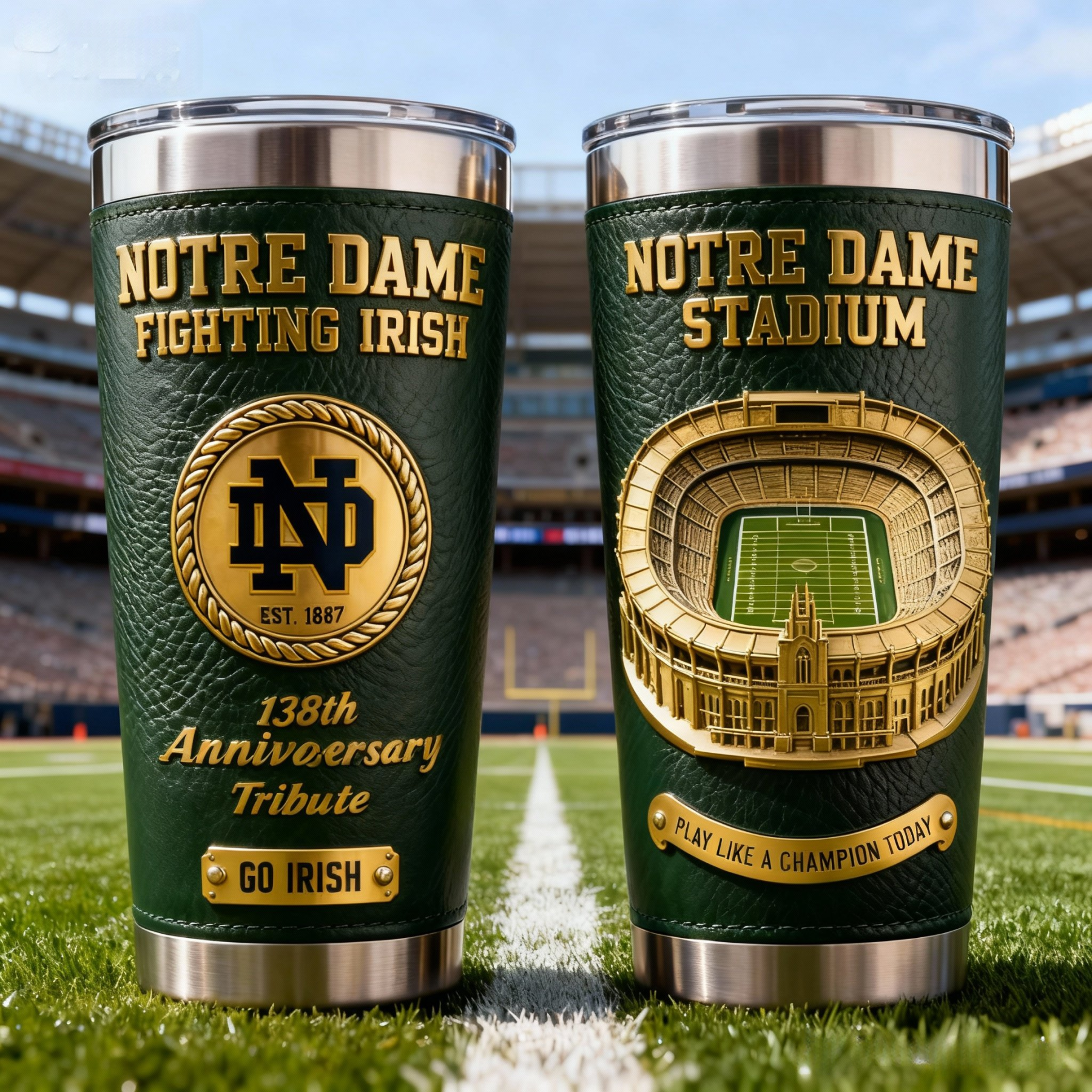 🏆 College Football Team Anniversary Premium Tribute Tumbler 🏈