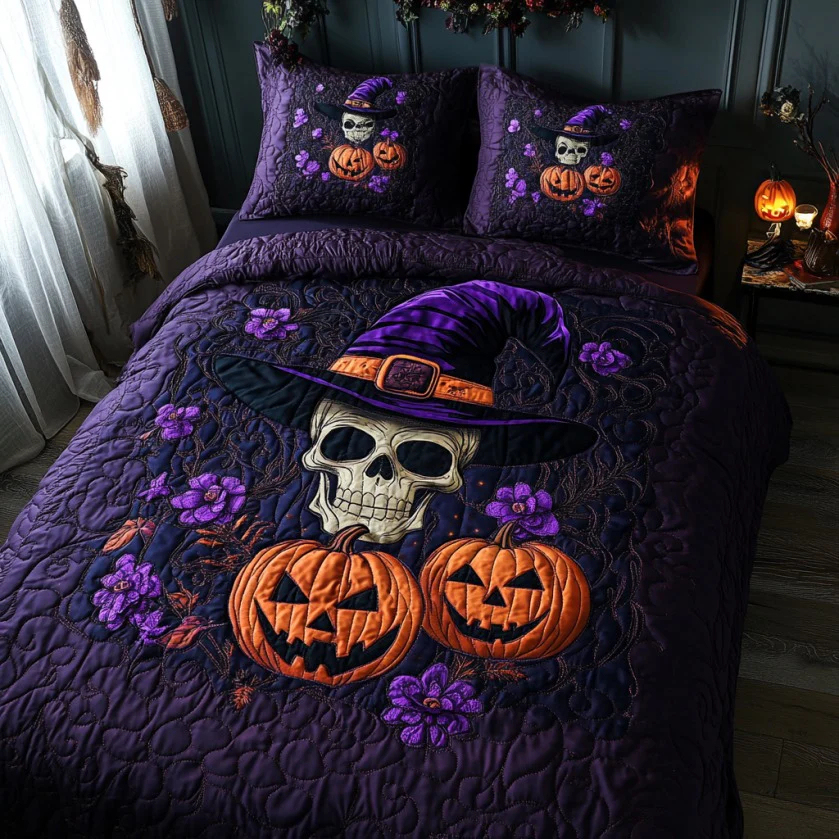 Pumpkin Topple Duvet Cover Set