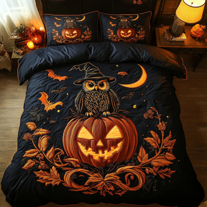 Pumpkin Topple Duvet Cover Set
