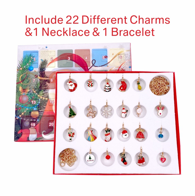 Buy 2 get 2 free 🔥DIY Christmas Advent Calendar Bracelets Set