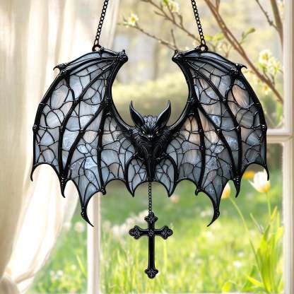Gothic Bat Acrylic Window Suncatcher