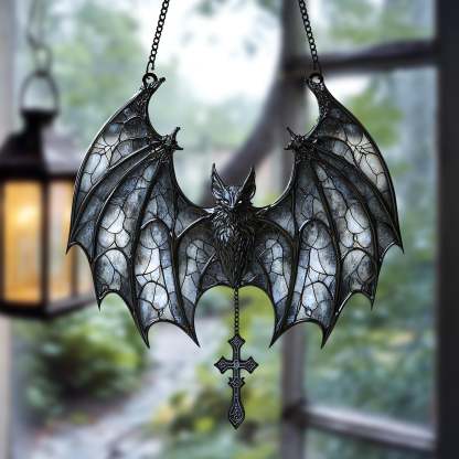 Gothic Bat Acrylic Window Suncatcher