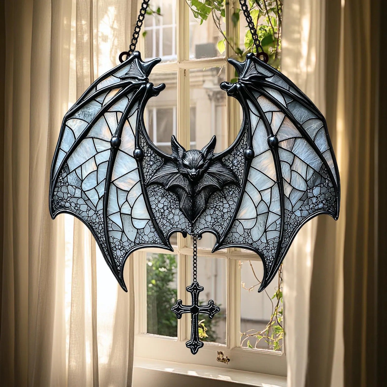Gothic Bat Acrylic Window Suncatcher