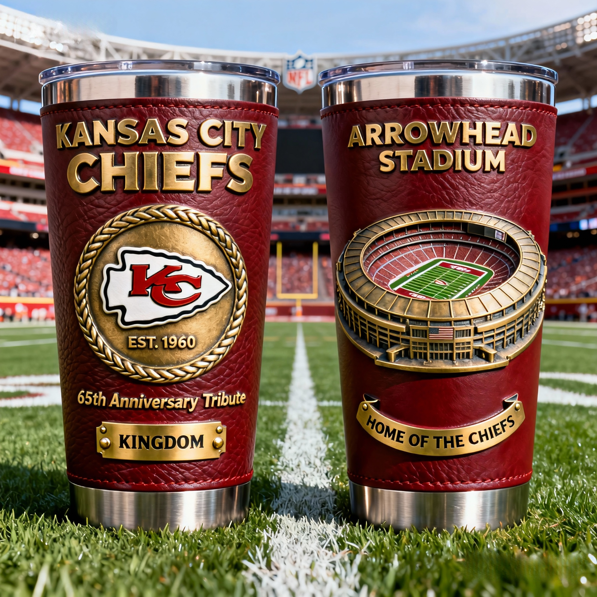 🏆 NFL Team Anniversary Premium Tribute Tumbler 🏈