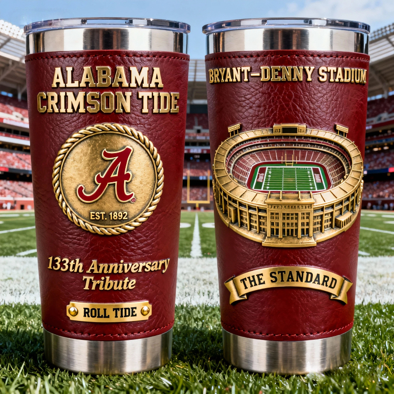 🏆 College Football Team Anniversary Premium Tribute Tumbler 🏈
