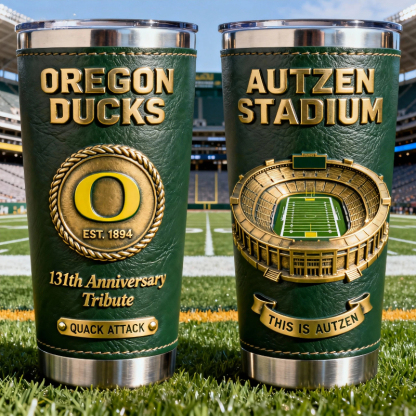 🏆 College Football Team Anniversary Premium Tribute Tumbler 🏈