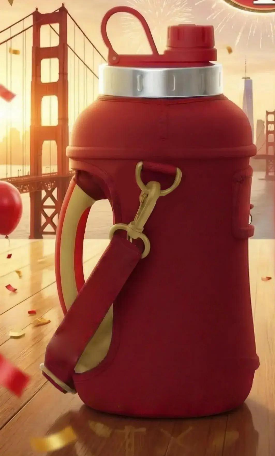 San Francisco 49ers 80th Anniversary Premium Water Jug