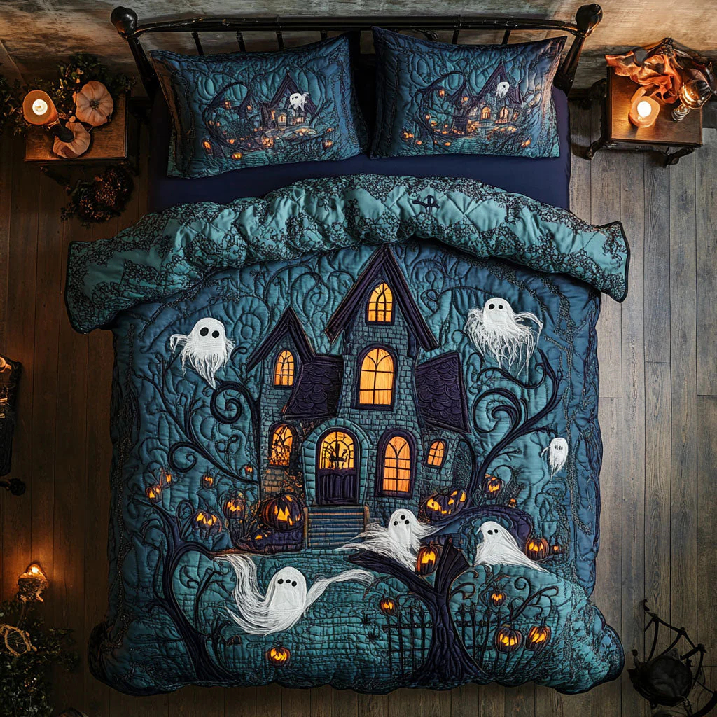Pumpkin Topple Duvet Cover Set